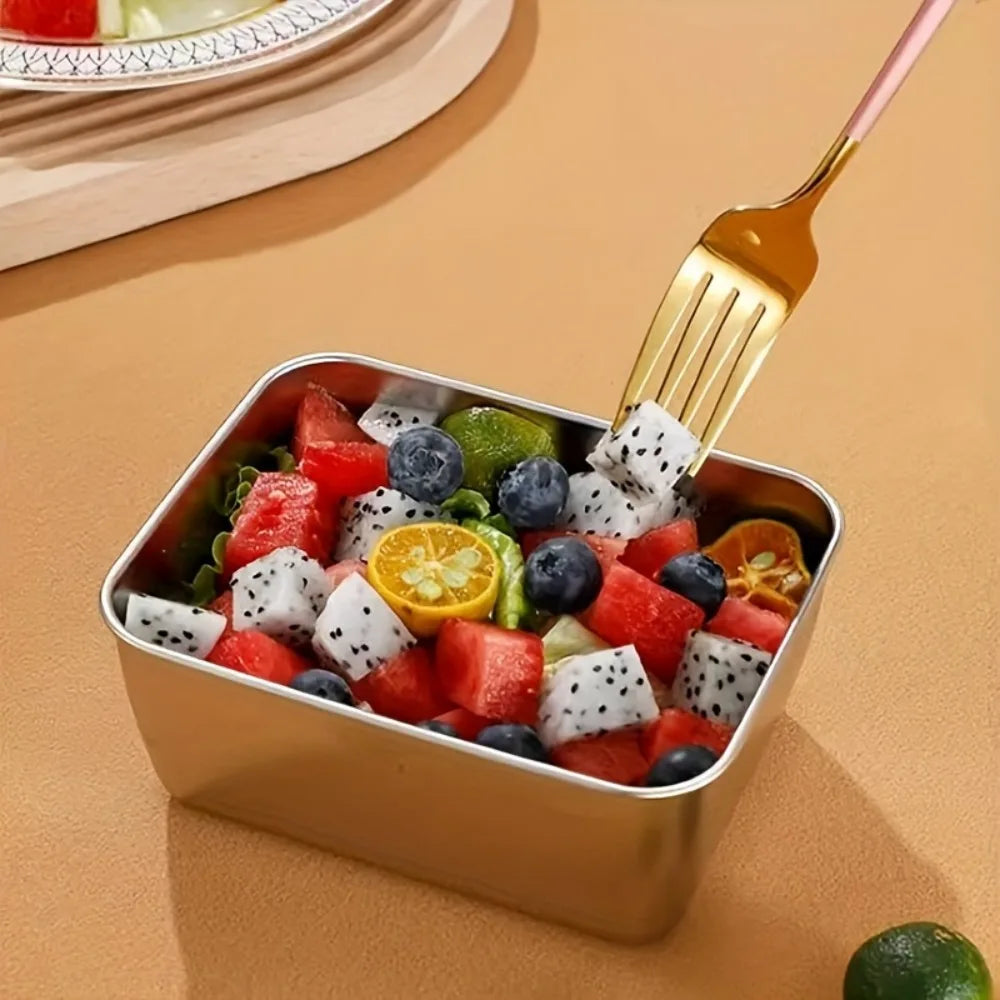 Luftdichte und BPA-freie Vorratsbehälter aus Edelstahl für Lebensmittel (5-teiliges Set)