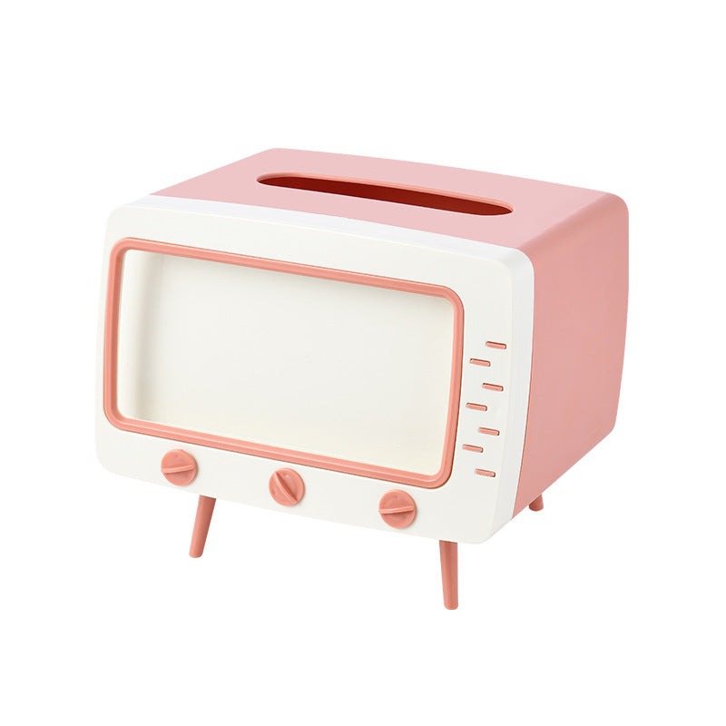 Variant image for Elegant Sort Tissue Box i TV-Design – 25x15x10 cm til Stue, Køkken og Spisestue-3