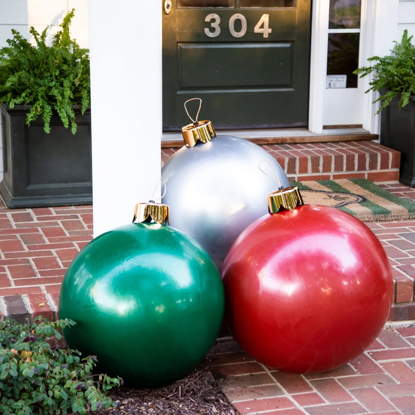 RadianceSphere Riesige Weihnachtskugeln — Unzerbrechliche Feiertagsfreude