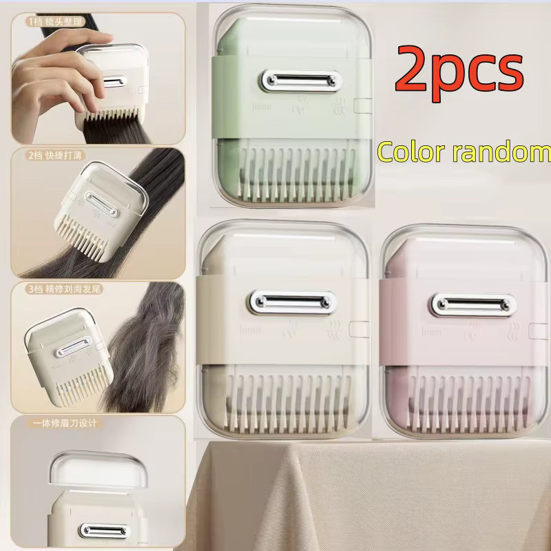 2-in-1-Haarschneide- und Ausdünnungskamm für zu Hause (Set)