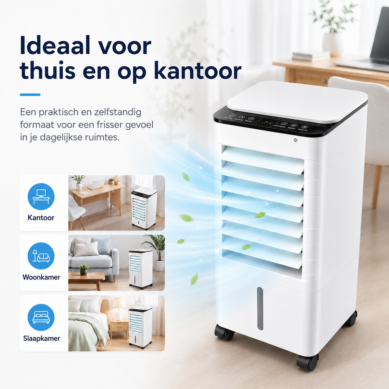 ChillBreeze Luftkomfortstation — Øjeblikkelig Køling, Ren Lykke