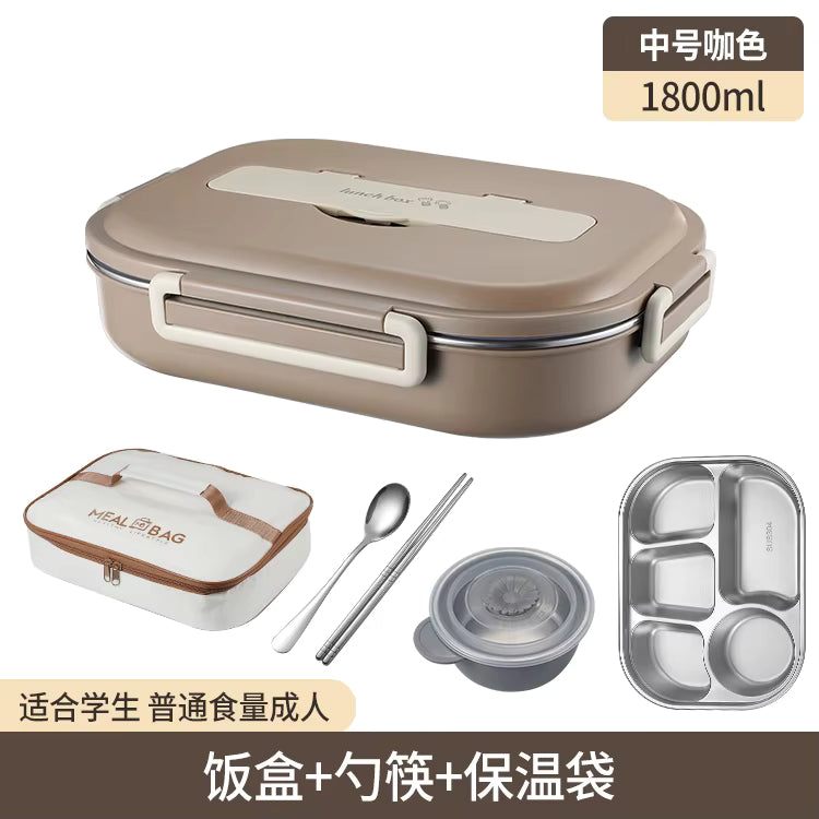 Vakuumisolierte, auslaufsichere Lunchbox aus rostfreiem 304er Edelstahl