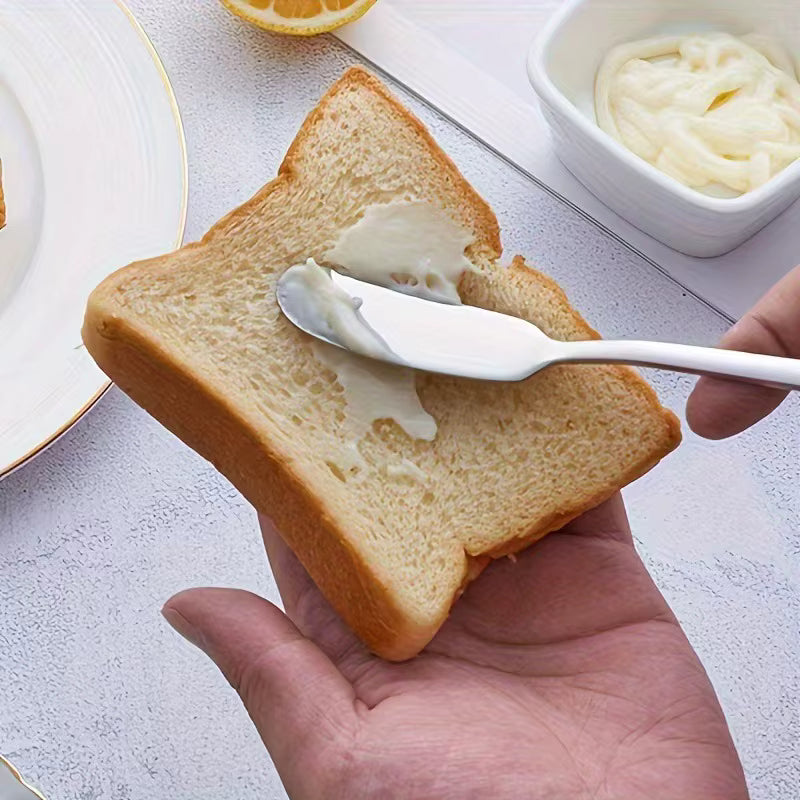 Ergonomischer rutschfester Butter- und Käsemesser aus Edelstahl (16,5 cm)
