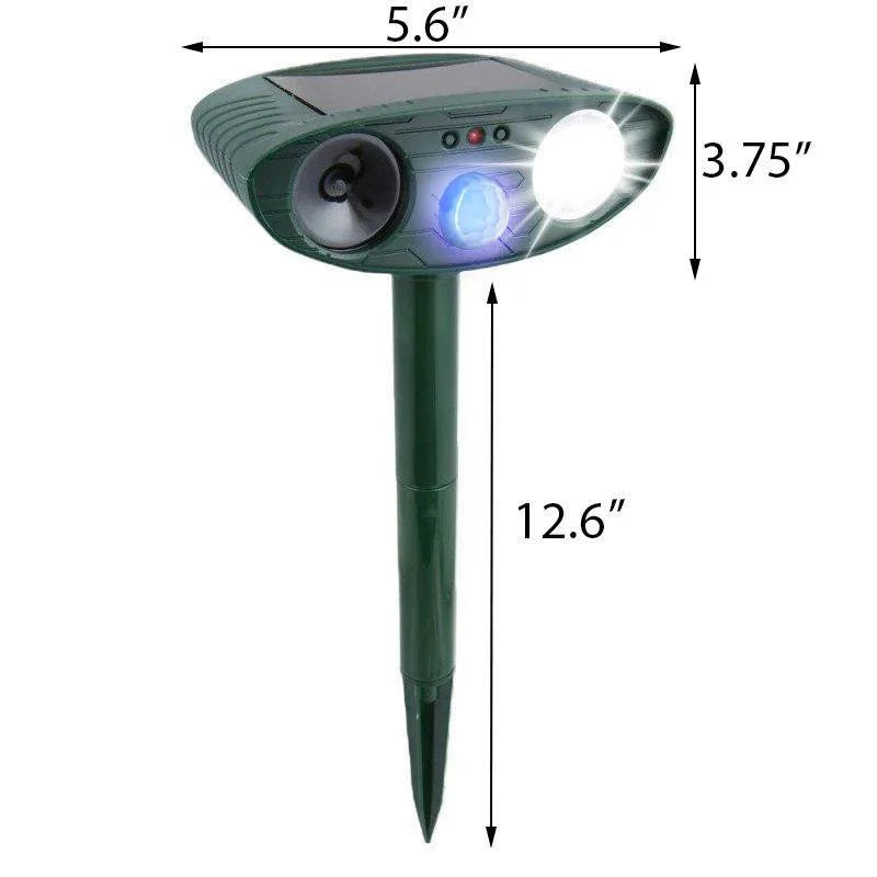 GardenGuard Echo — Stille Solcelledrevet Skadedyrsbeskyttelse