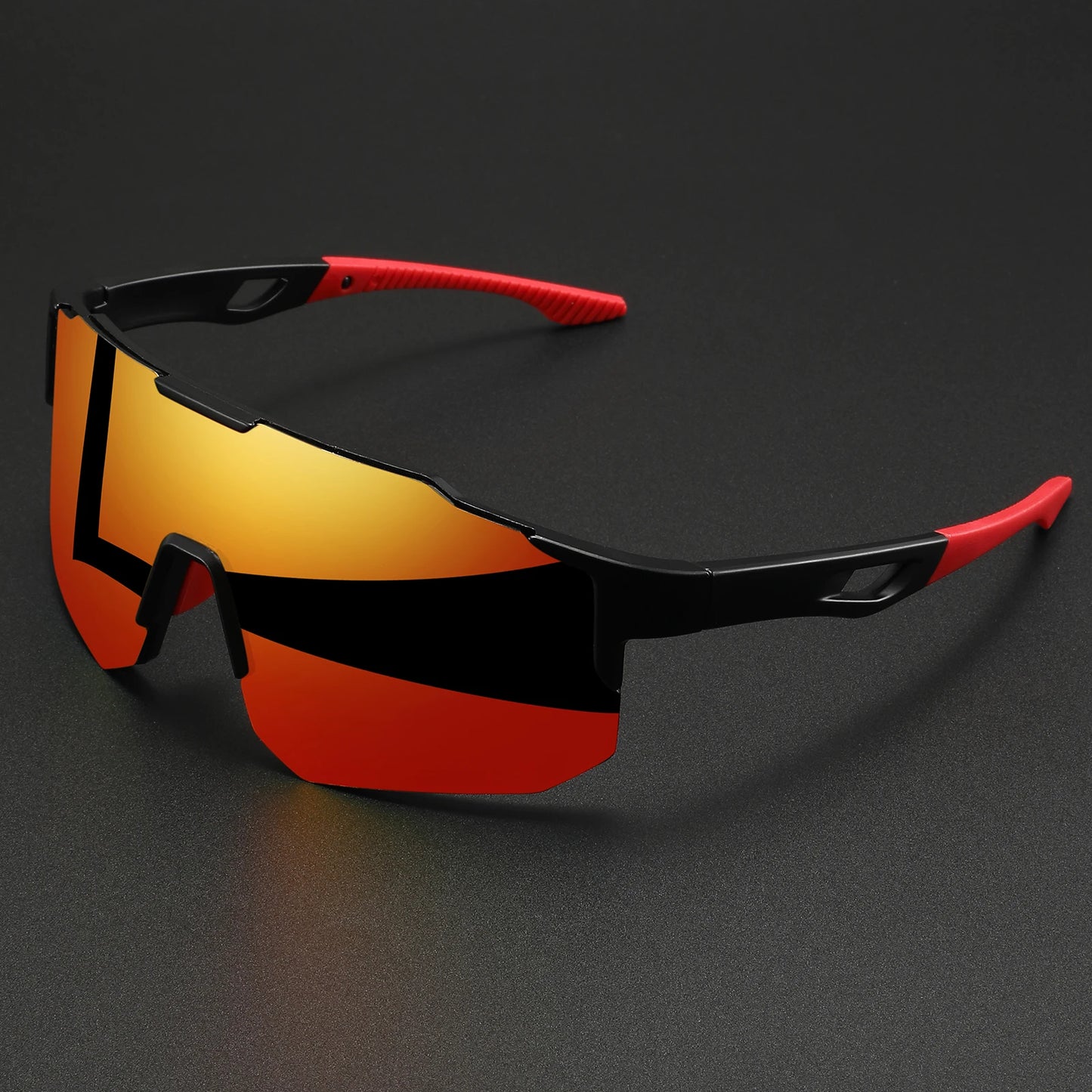 Übergroße, umschließende UV400-Sportsonnenbrille