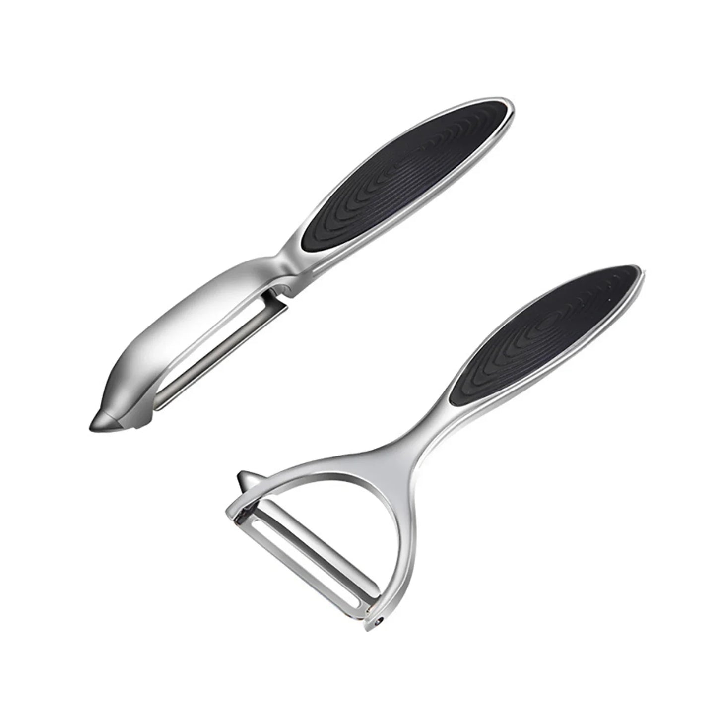 Ergonomischer, drehbarer Gemüseschäler aus Edelstahl