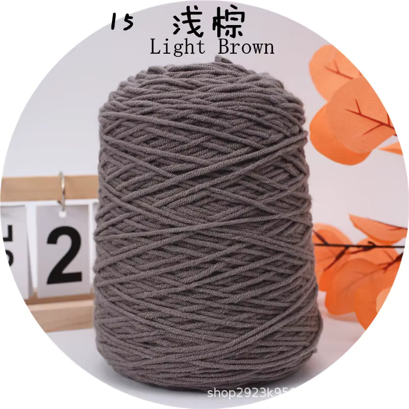 Holdbar 8-trådet flerfarvet tufting garn (400g)