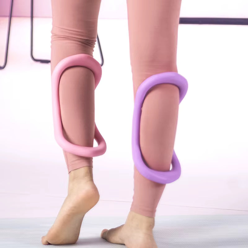 Leichter Pilates-Ring mit gepolstertem Griff (Beine und Oberschenkel)