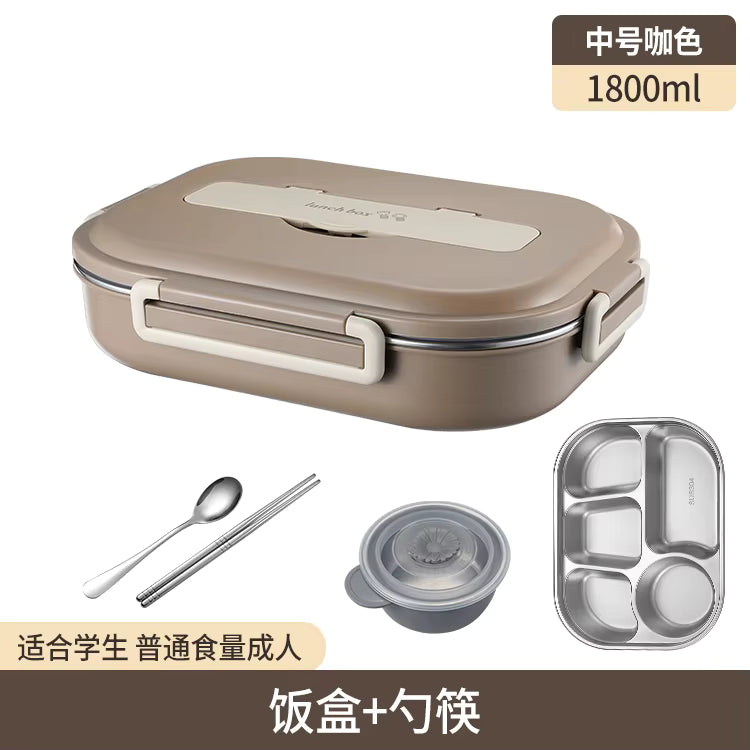 Vakuumisolierte, auslaufsichere Lunchbox aus rostfreiem 304er Edelstahl