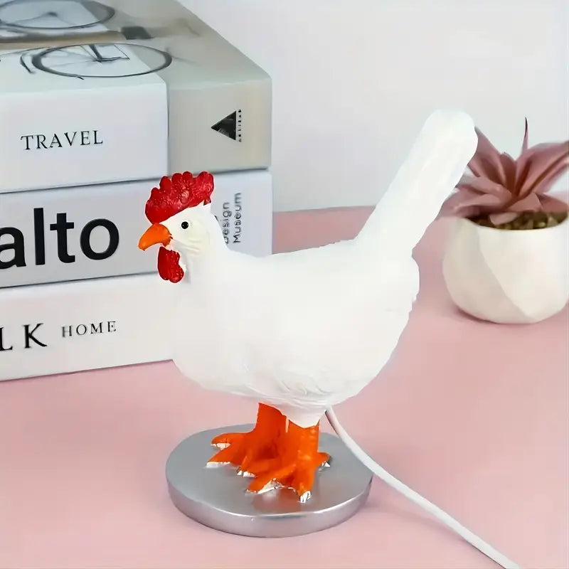 LumiChick - Charmante Lampe mit Huhn und Ei