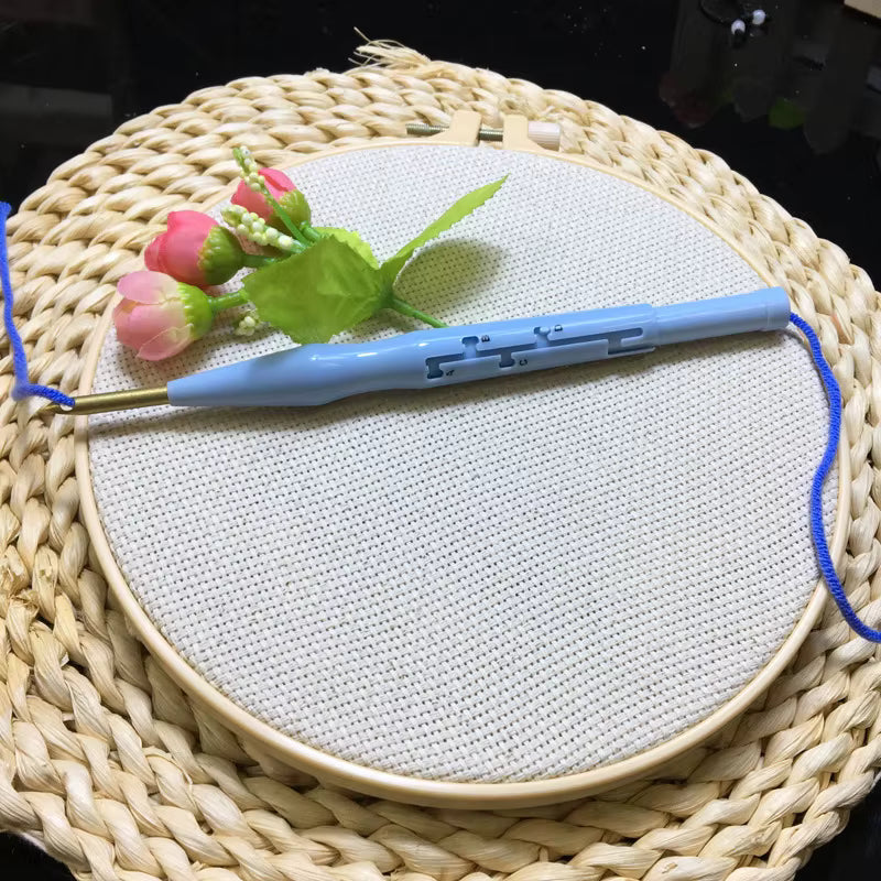 Komplet begynder punch-nål broderisæt (dyremønstre)