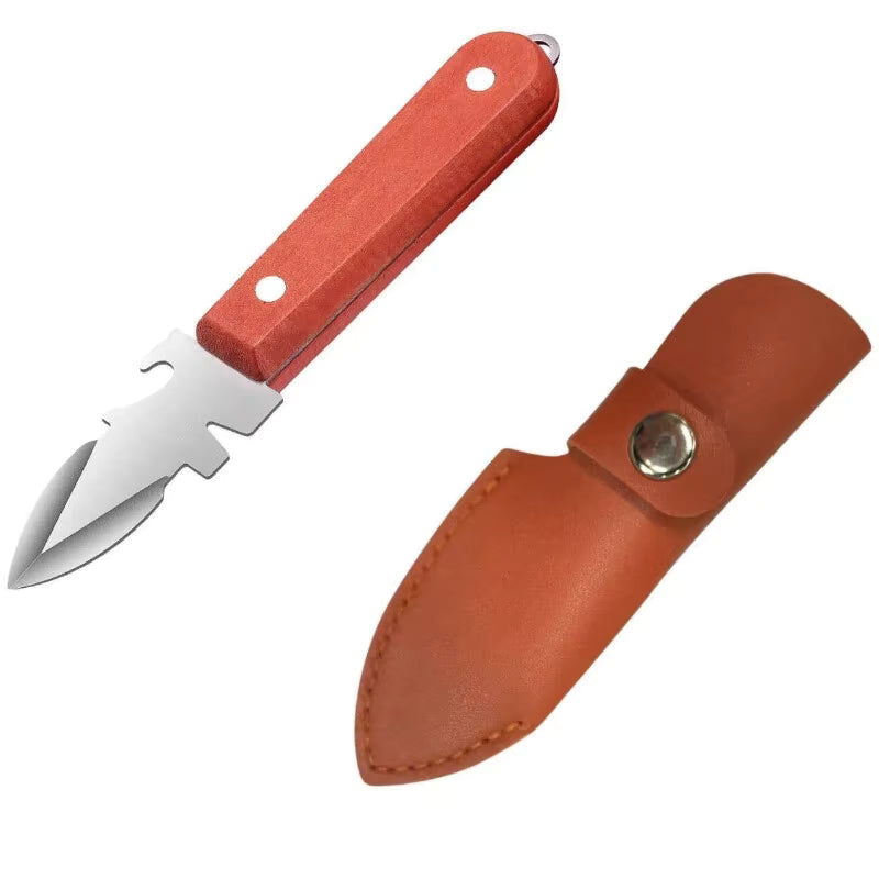 Ergonomisches Austernmesser aus rostfreiem Stahl mit mehreren Funktionen