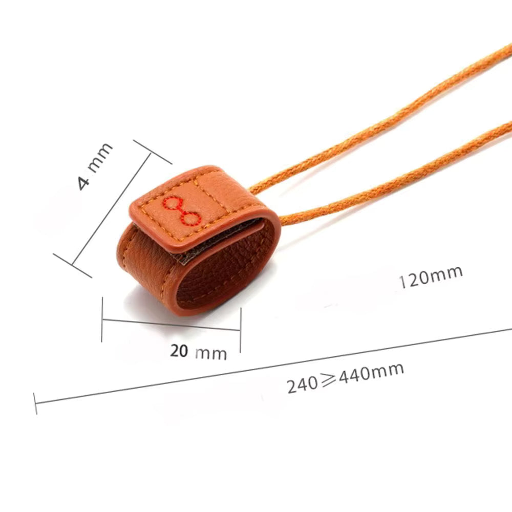 Justerbar PU-læder brillerem (Unisex)