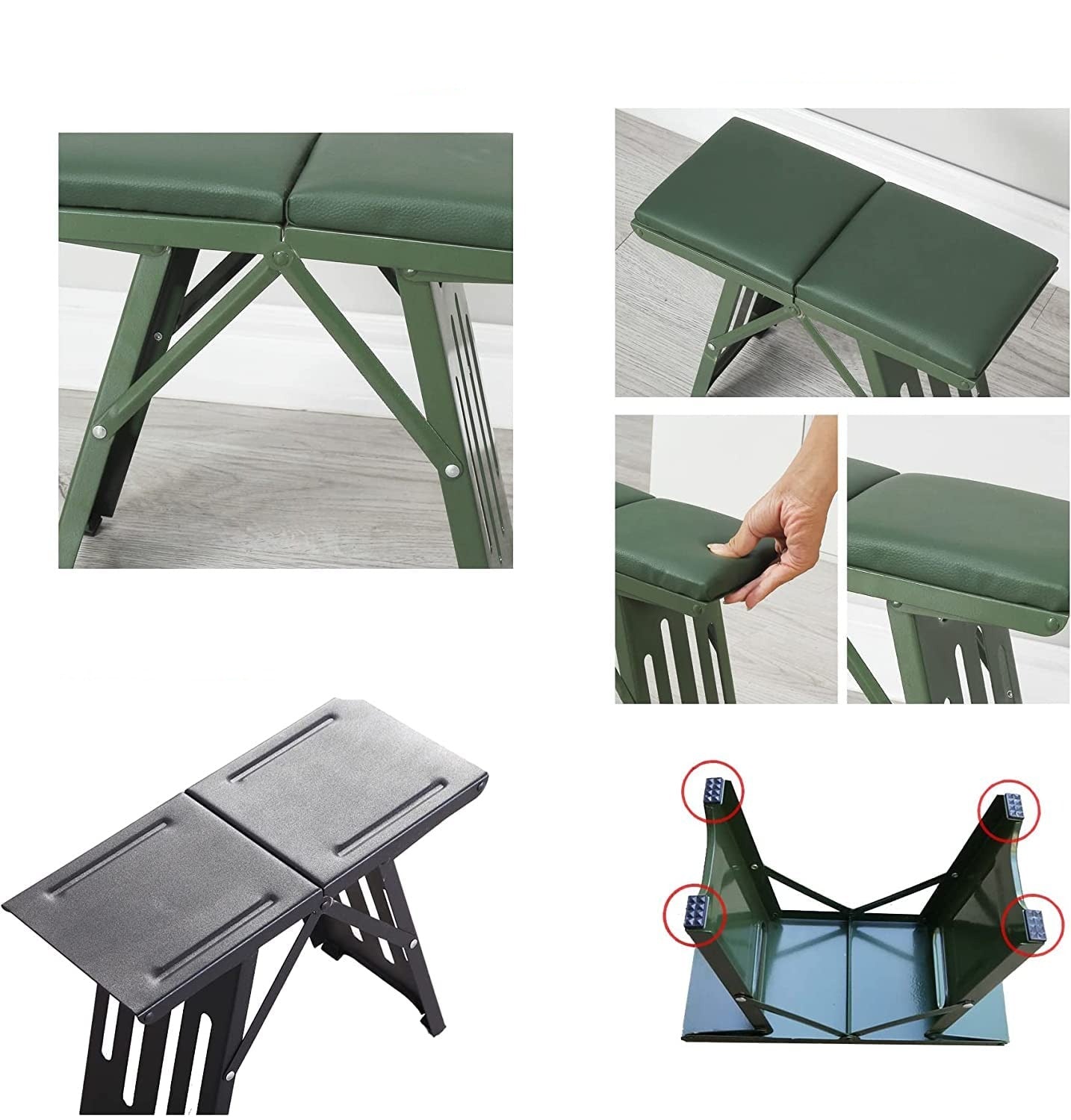 Campingstol Foldbar Letvægt til Voksne | Str. Lille og Stor med Valgfri Pude | Robust Design til Strand og Bjerge