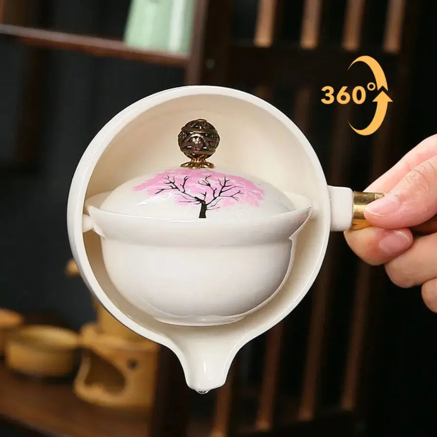 SakuraBrew roterende infuser tekande — Nyd ro, ren glæde
