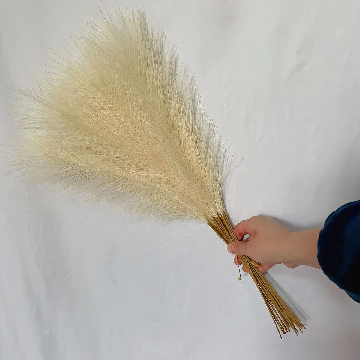 Künstlicher Pampasgrasstiel aus Seide (53–55 cm)