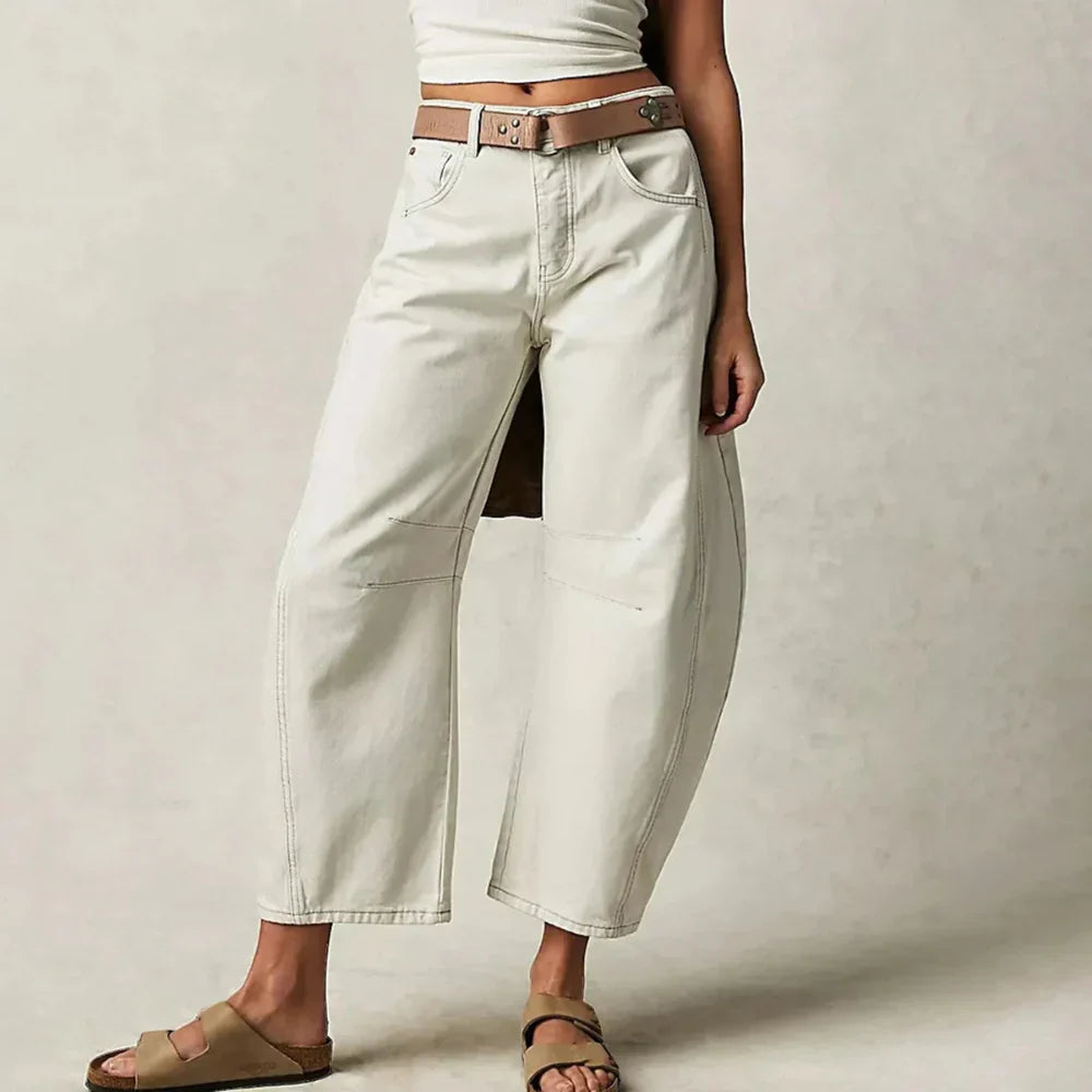 StyleEase - Bequeme Damenhose mit weitem Bein