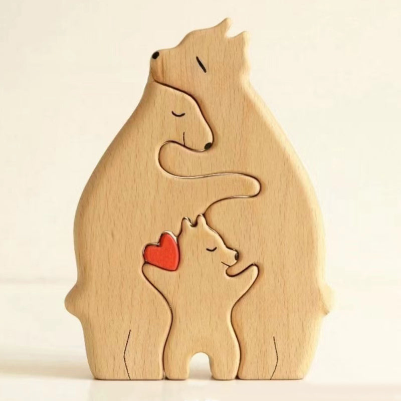 HearthHugs Holzpuzzle Ornamente — Liebe täglich vereinen