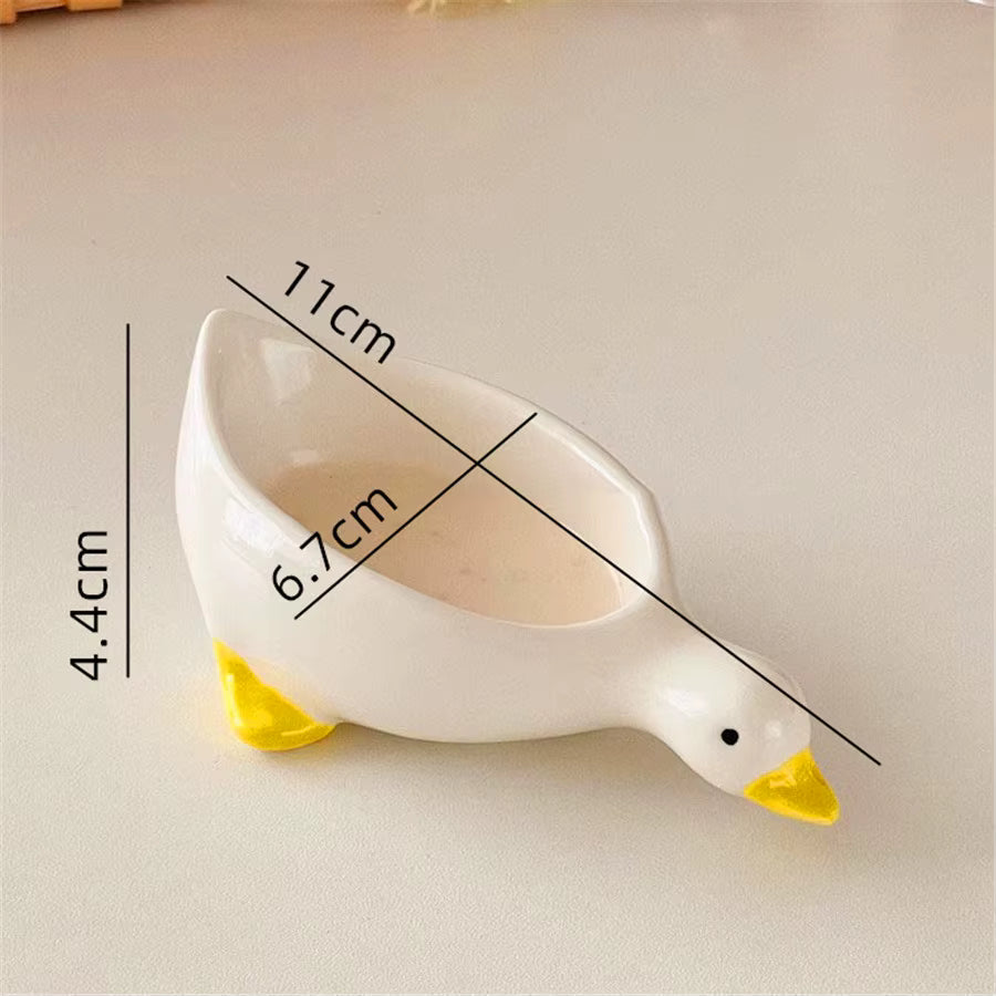 Kompakte Keramikschalen zum Eintauchen von Enten (2er-Set)