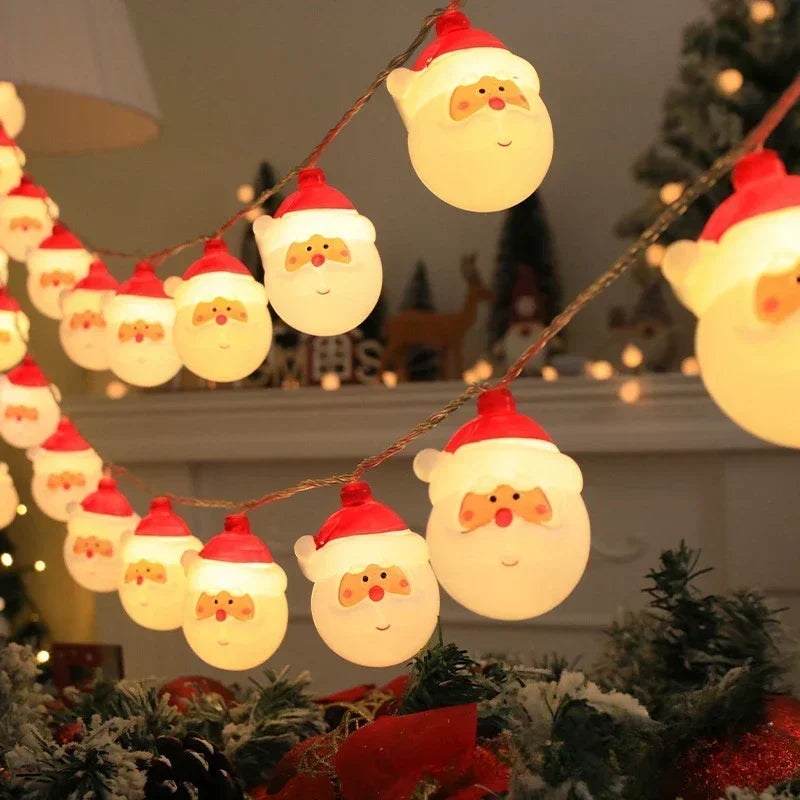 Batteridrevne varme LED-julestrenglys (1,5 m)