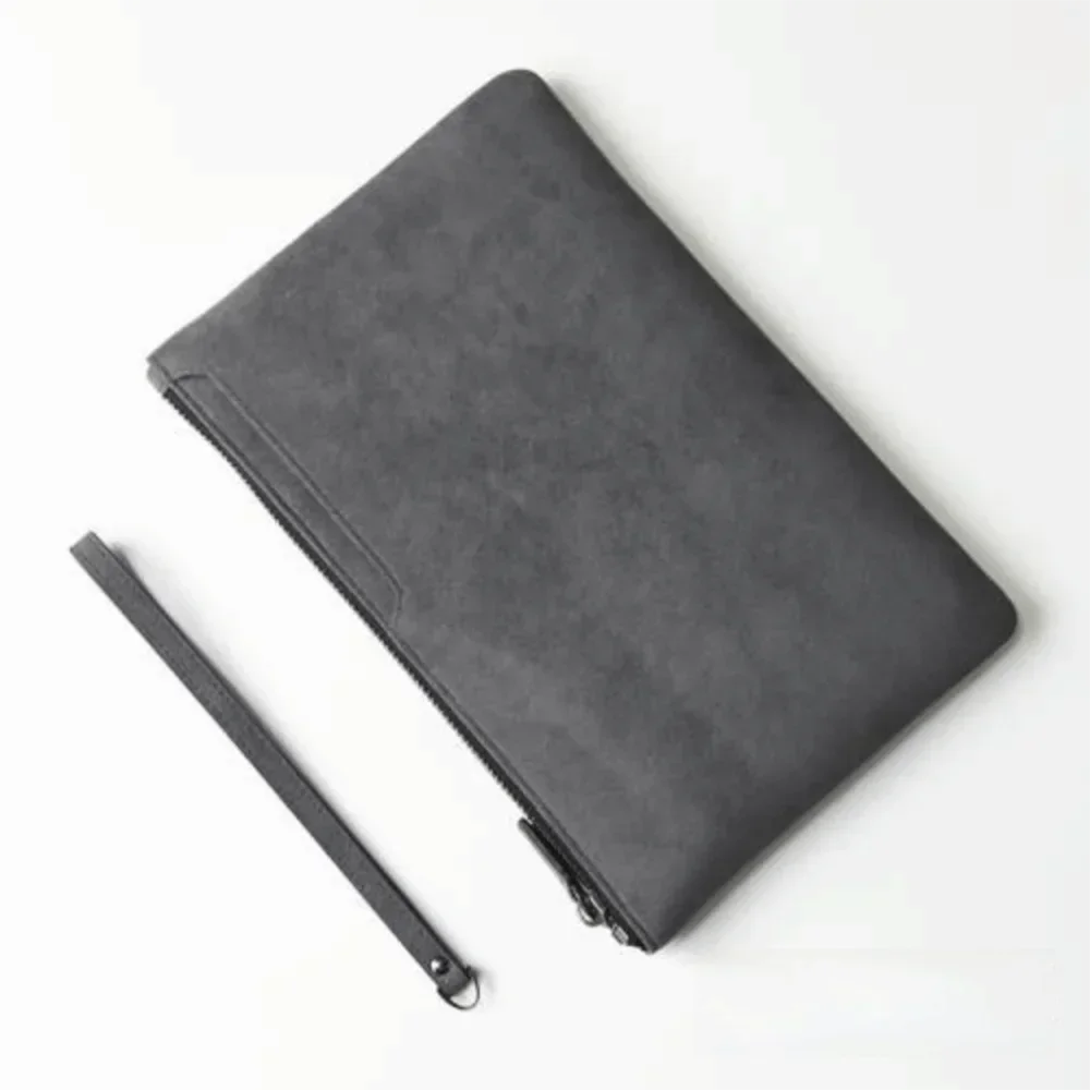 Mehrteilige faltbare Clutch aus PU-Leder