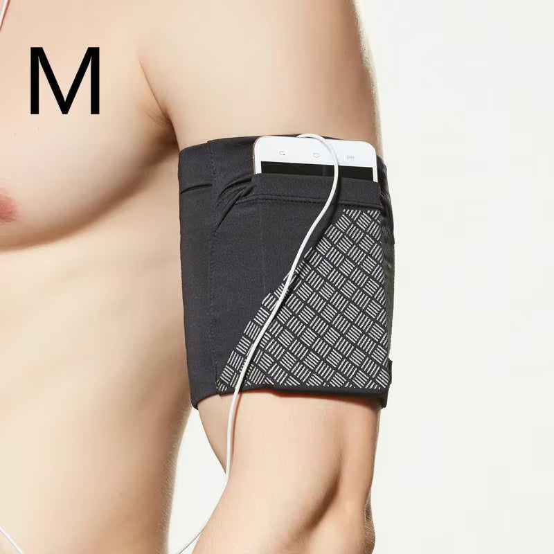 Sicherer Sitz, leichtes und verstellbares Laufarmband (für Telefone unter 6,5 Zoll)