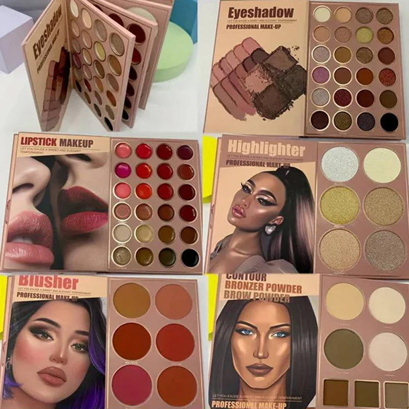 67 Farben 5-seitige Lidschattenpalette — Lass fantastisches Selbstbewusstsein frei