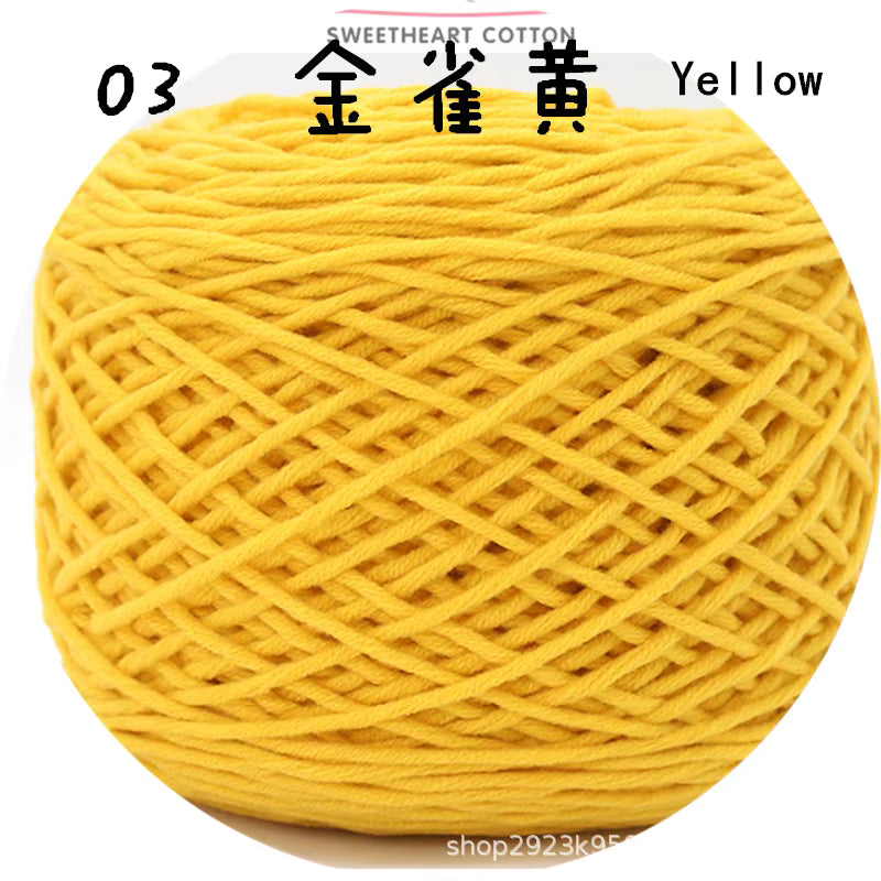 Holdbar 8-trådet flerfarvet tufting garn (400g)