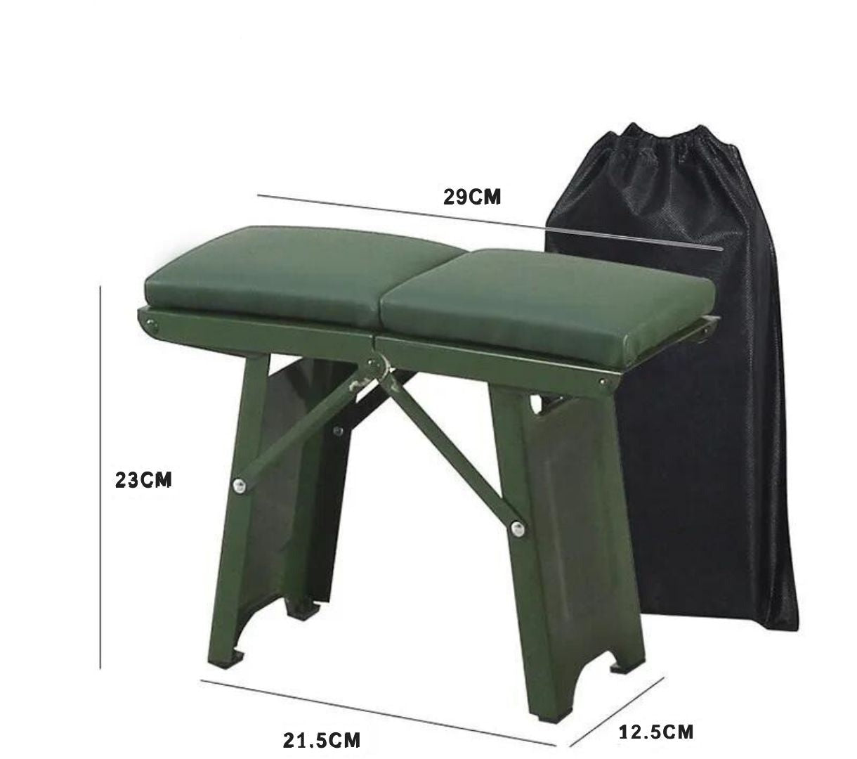 Campingstol Foldbar Letvægt til Voksne | Str. Lille og Stor med Valgfri Pude | Robust Design til Strand og Bjerge