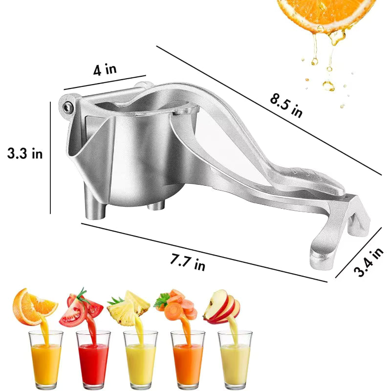 Robust aftagelig manuel juicepresser