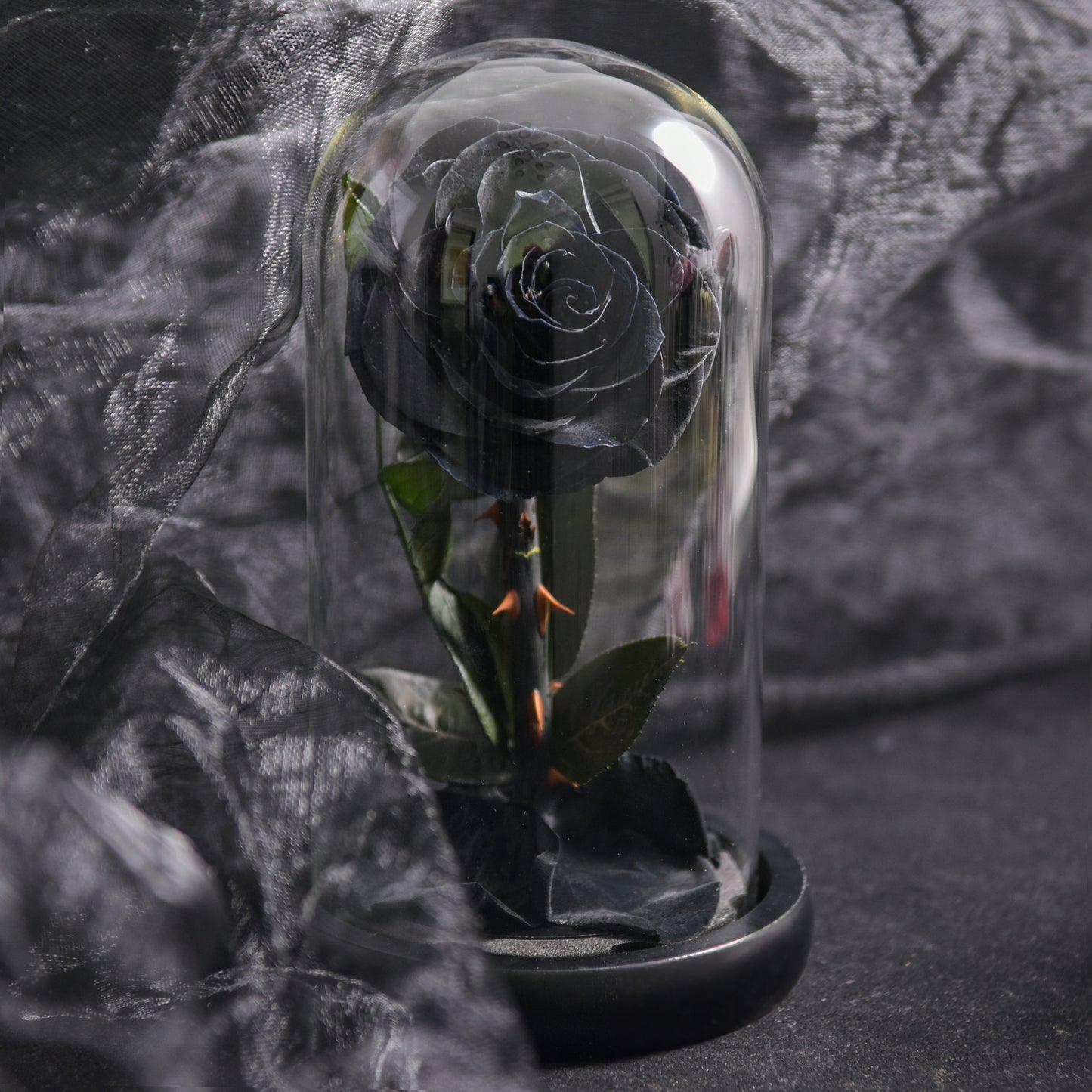 EternalBloom - Forever Rose, evighedsrose i glaskuppel, 3 dages leveringstid, blå | 50% Rabatt