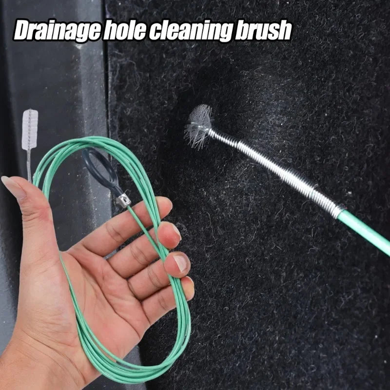 Flexible Draht- und Nylonbürste für Abflussrohre (2m/3m)