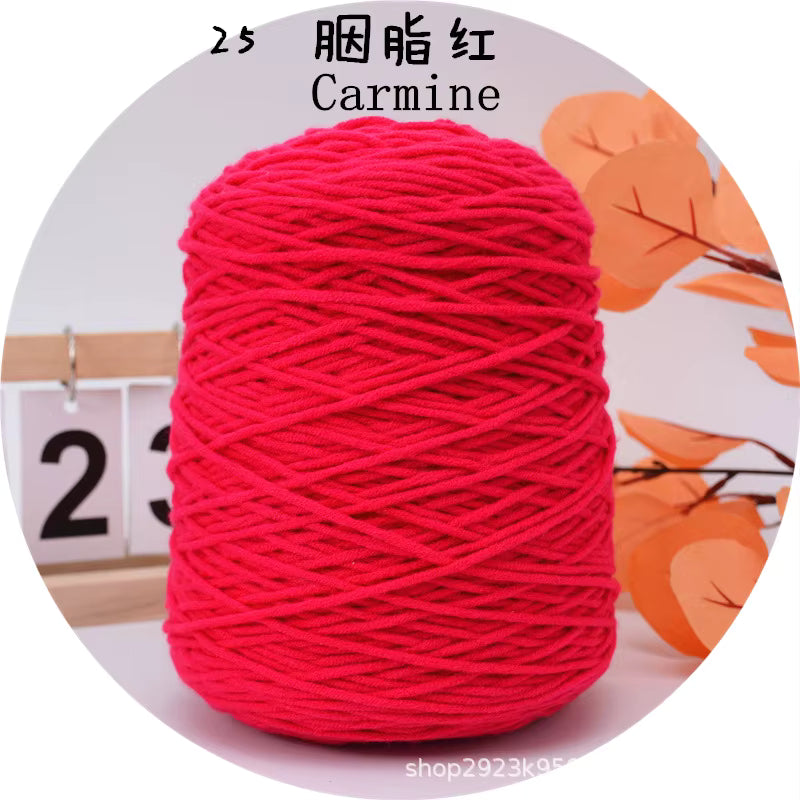 Holdbar 8-trådet flerfarvet tufting garn (400g)