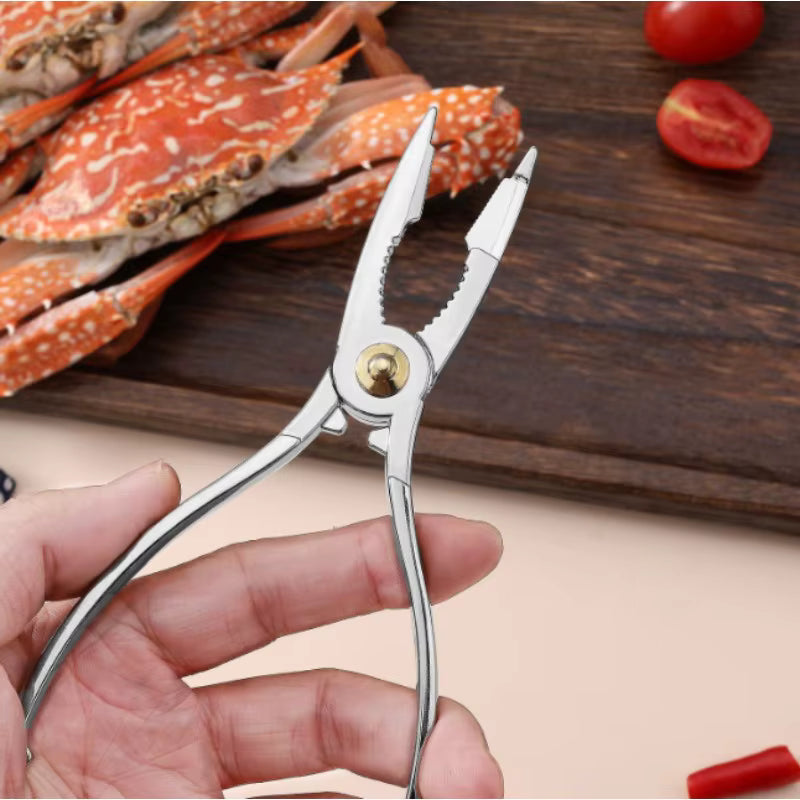 Ergonomisches Anti-Rutsch-Zinklegierungs-Schalentierknacker-Set (2-teilig)