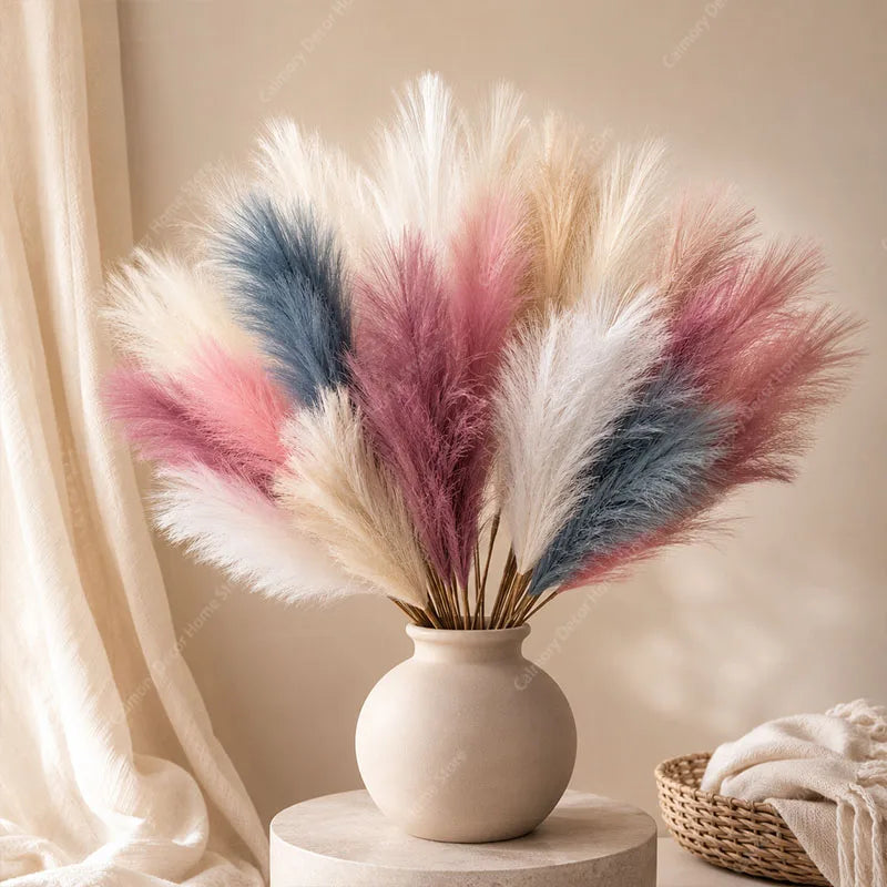 Künstlicher Pampasgrasstiel aus Seide (53–55 cm)