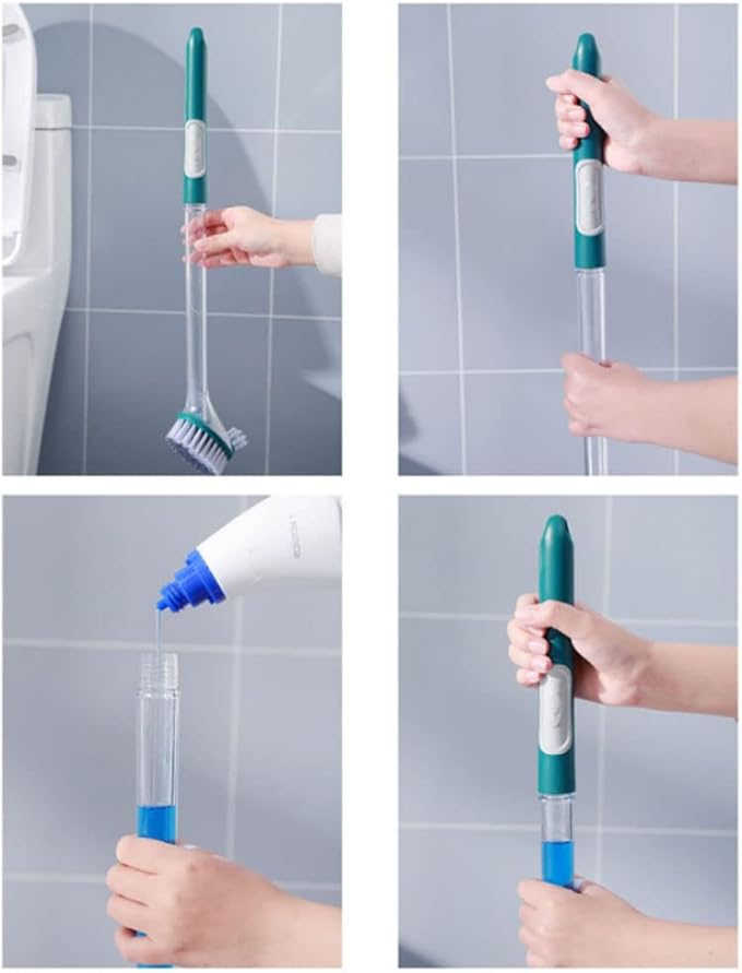 SaniClean - 2-in-1 Seifenspender Toilettenbürste