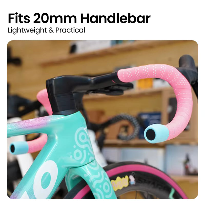 Wetterfeste rutschfeste Lenkerendkappen aus Silikon für Fahrradlenker (20 mm)