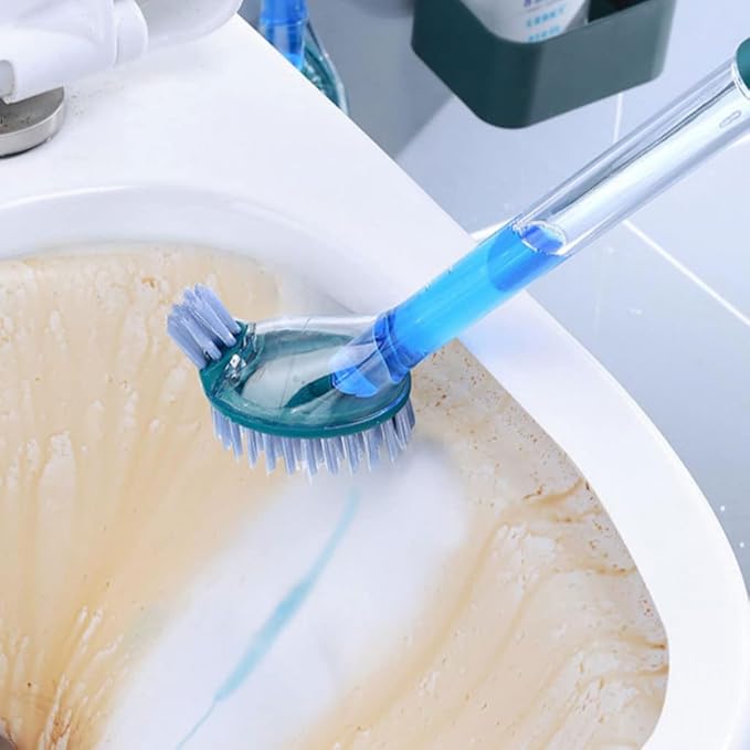 SaniClean - 2-in-1 Seifenspender Toilettenbürste