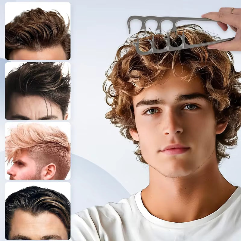 Breitzahniger Nylonkamm für mehr Volumen und zum Entwirren der Haare