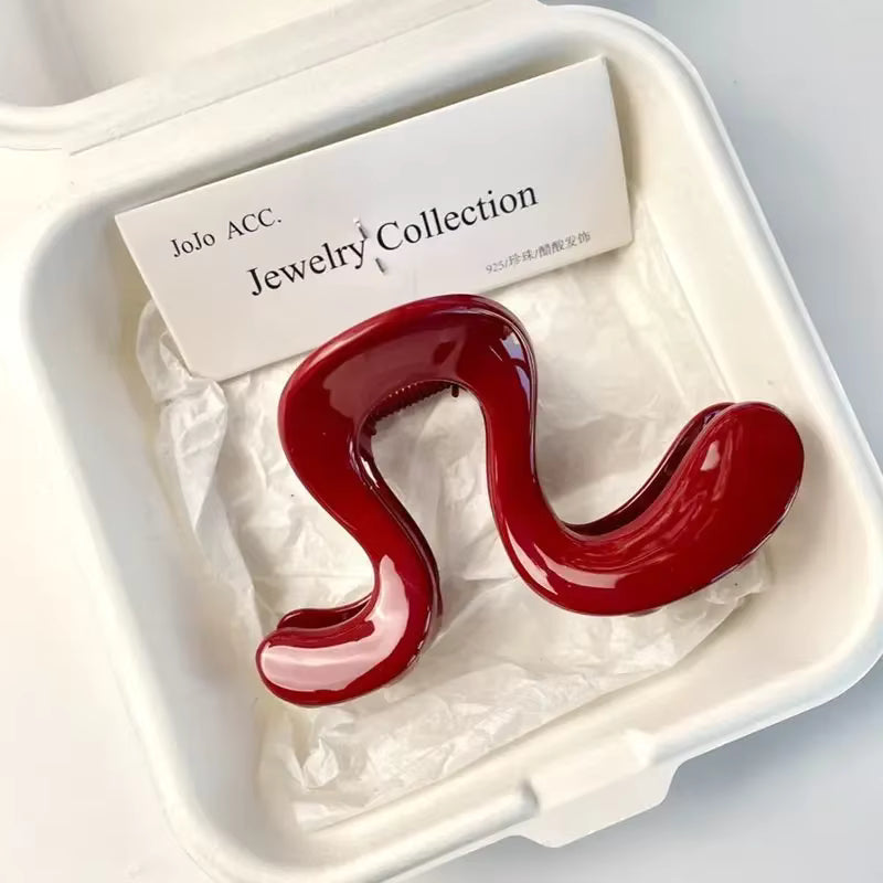 Sichere, rutschfeste, elegante unregelmäßige Haarspange