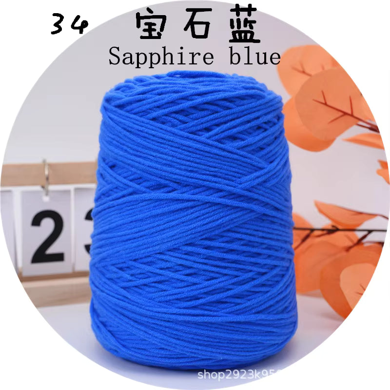 Holdbar 8-trådet flerfarvet tufting garn (400g)