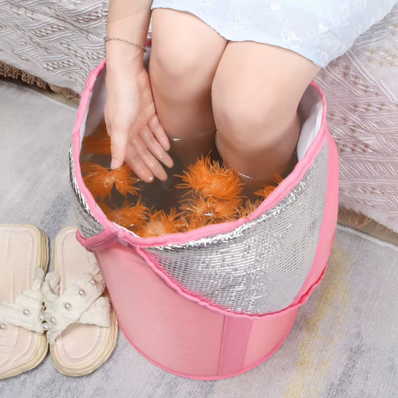Faltbare und isolierte Fußbadewanne