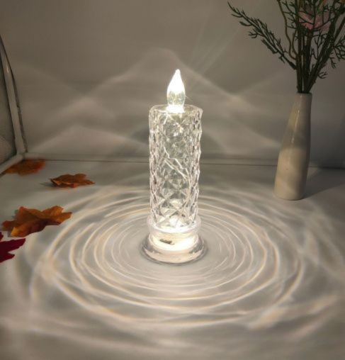 AuraLuxe Kristall LED-Licht — Fesselndes Glühen, Sofortige Stimmung