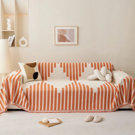 LuxeNest Sofaüberwurf — Reiner Komfort, Ungebrochener Stil