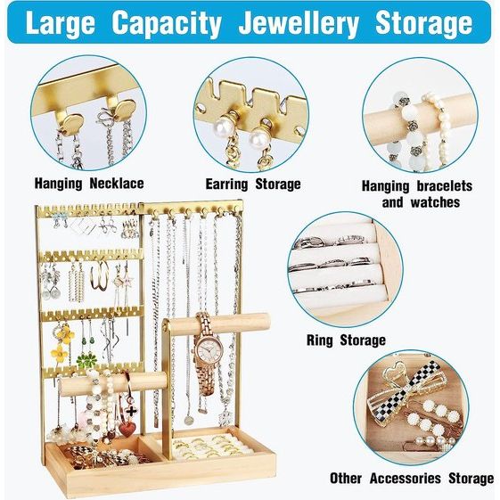 EleganceOrganizer - Stativ til organisering af smykker | 50% Rabat
