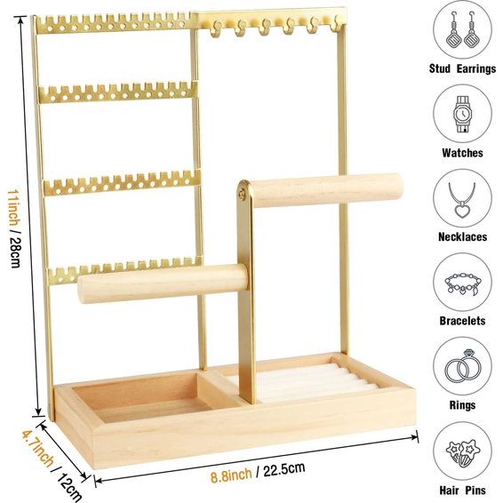 EleganceOrganizer - Stativ til organisering af smykker | 50% Rabat