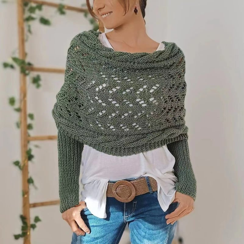 CozyKnit - Bequemes Strickschal | Vielseitige Eleganz für jeden Anlass
