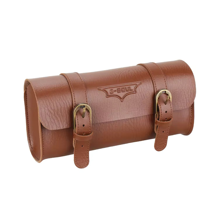 Vintage-Lederoptik-Fahrradlenkertasche (Schnellmontage)
