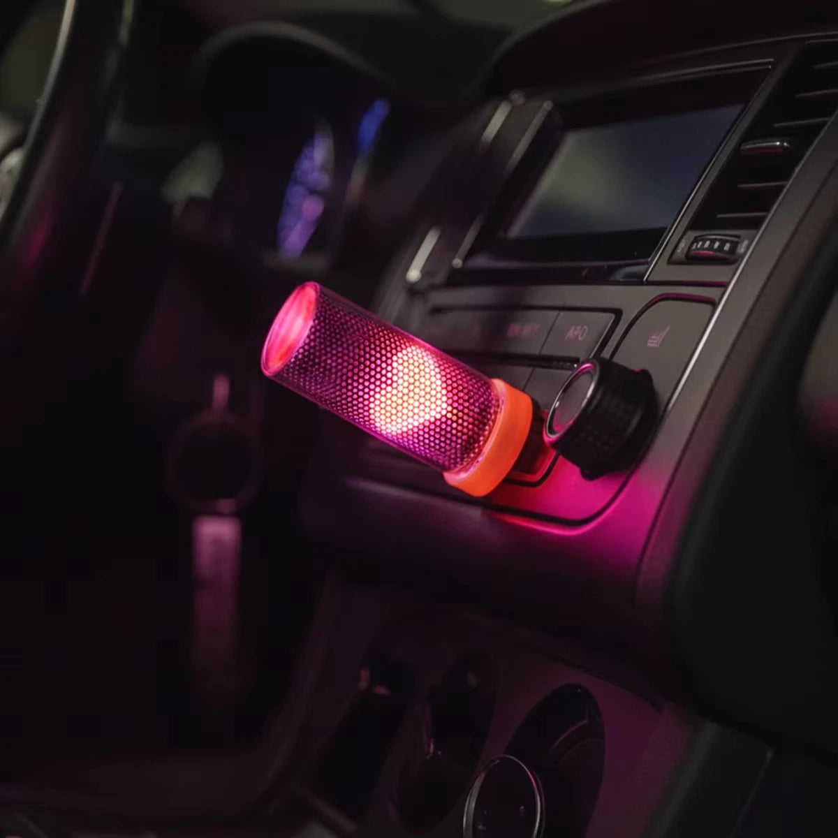 Herzförmiges, warmweißes LED-Stimmungslicht mit USB