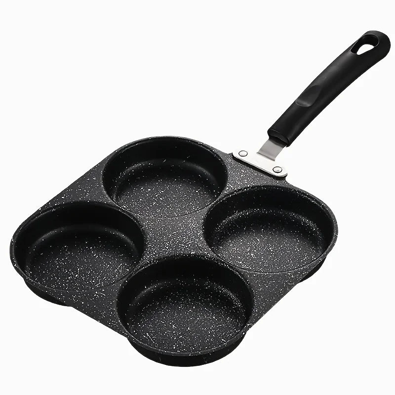 Non-stick støbejerns multi-brænder omeletpande (gas og el)